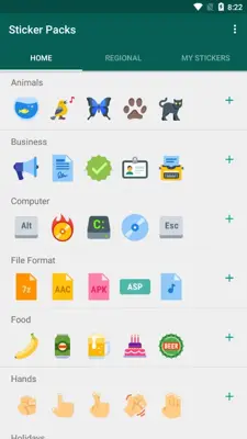 Sticker Packs android App screenshot 2